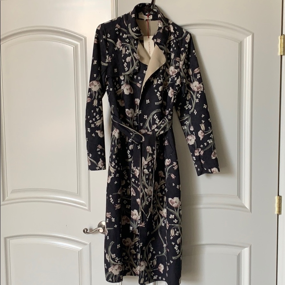 Solitaire Faux Suede Jacket